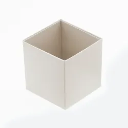 Cube/Truffle Box Folding Base; Pastel Coffee